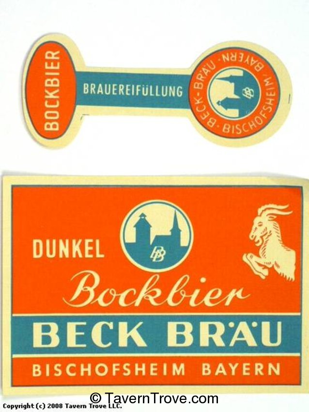 Beck Bräu Dunkel Bockbier