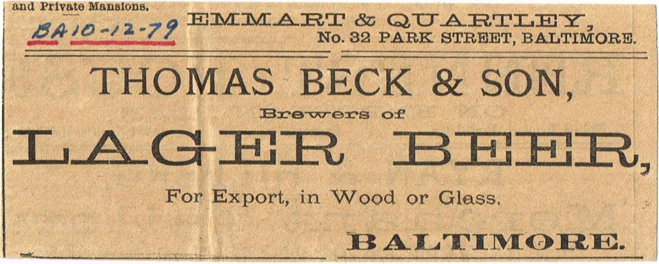 Beck's Lager Beer