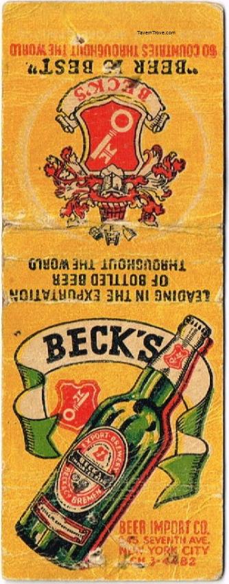 Beck's Beer Dupe