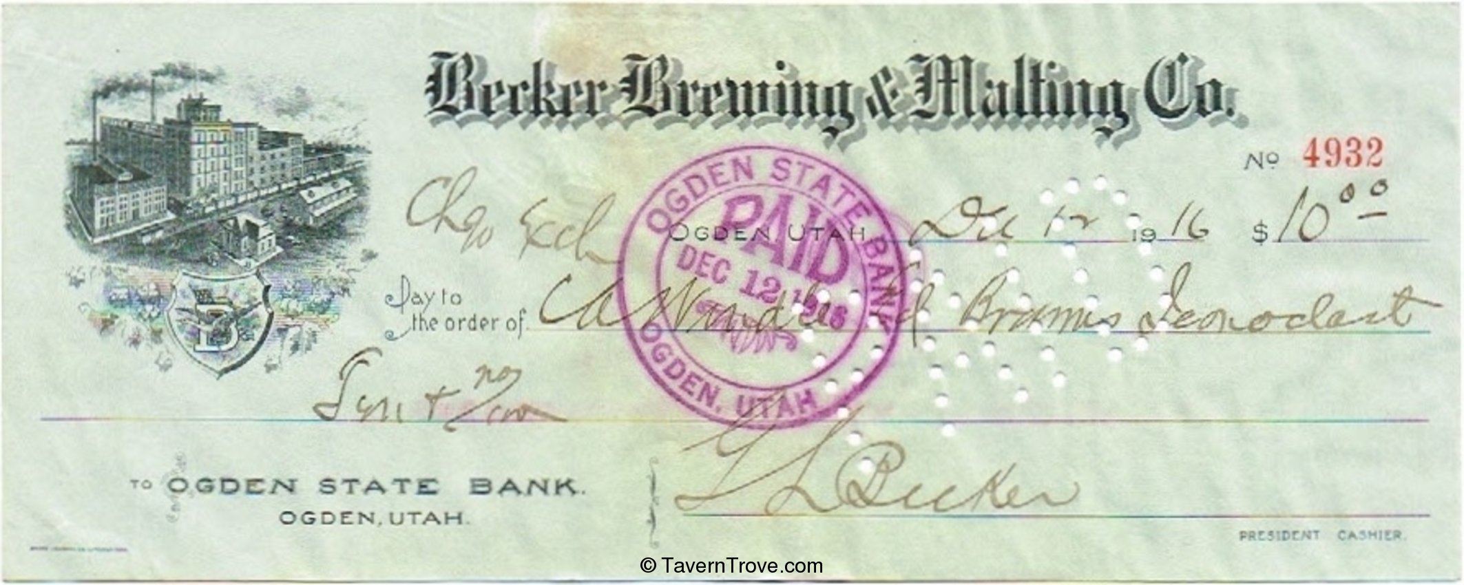 Becker Brewing & Malting Co.