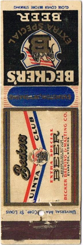 Becker's Uinta Club Beer