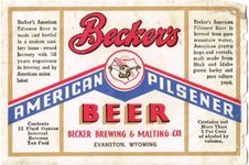 Becker's American Pilsener Beer