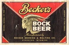 Becker's Bock Beer