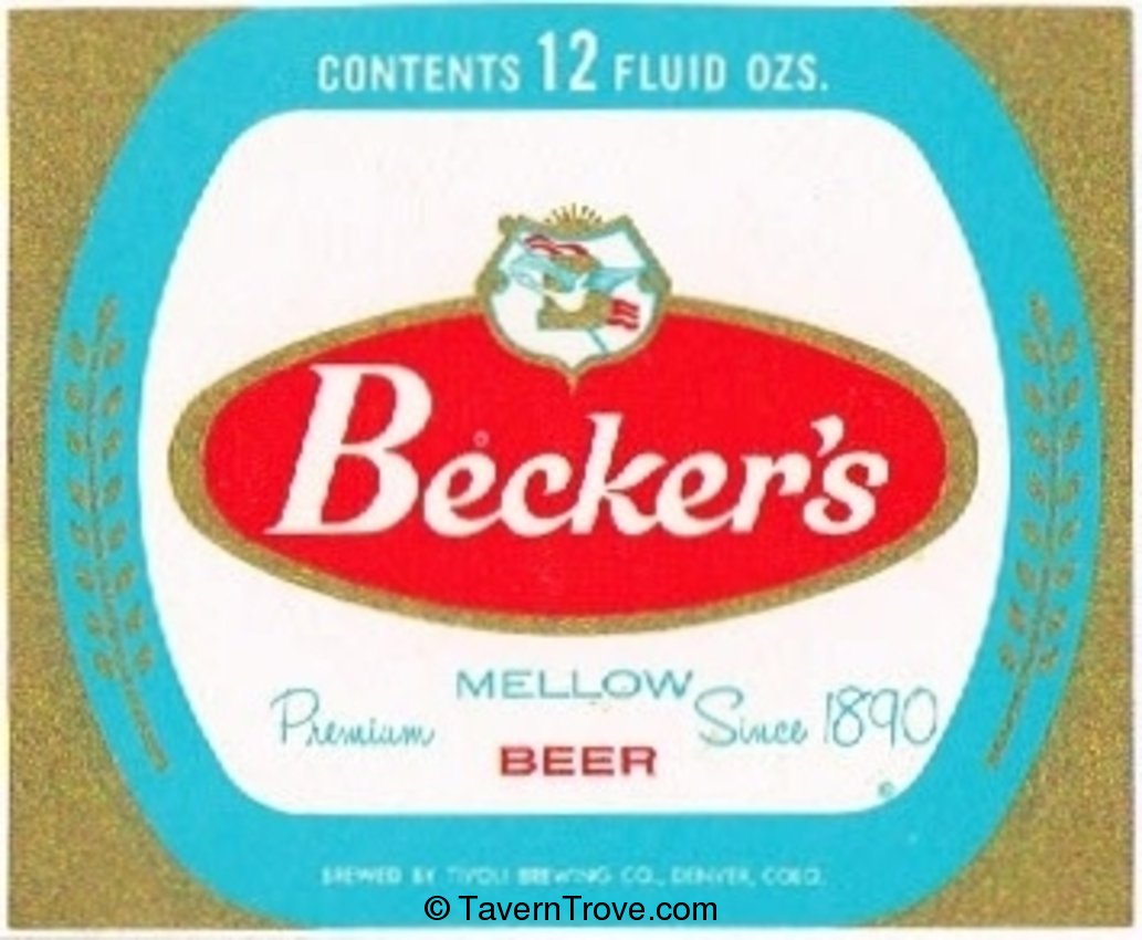 Becker's Mellow Beer 