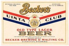 Becker's Uinta Club Beer