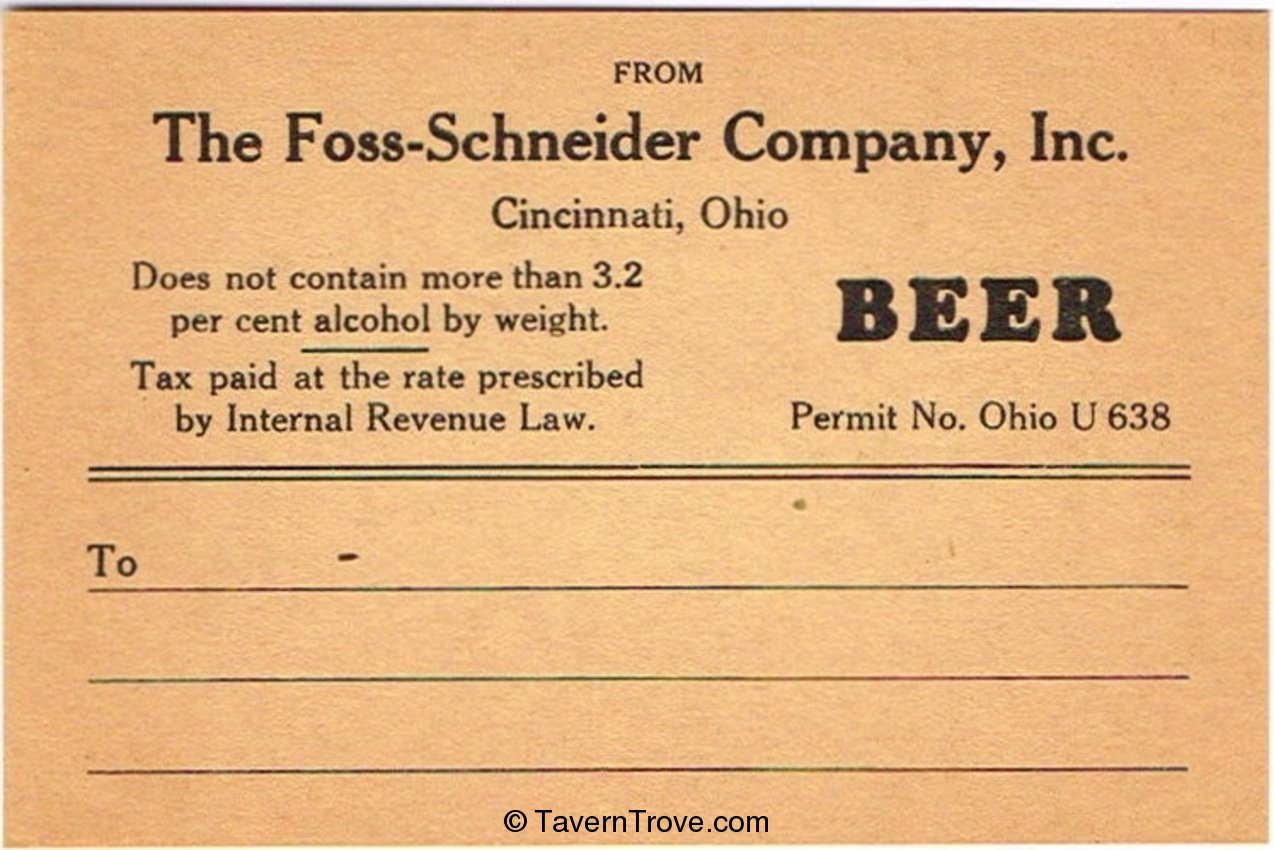 Beer Mailing Label