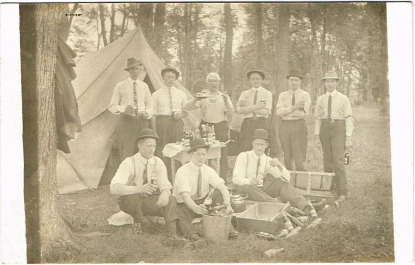 Beer Bottles on a Camping Trip
