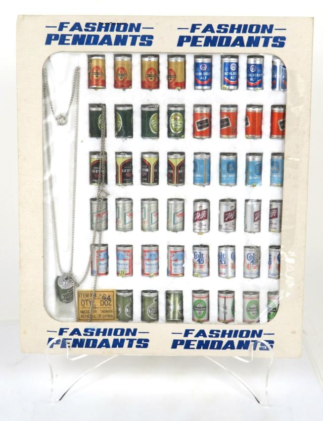 Beer Can Fashion Pendants New in the Box