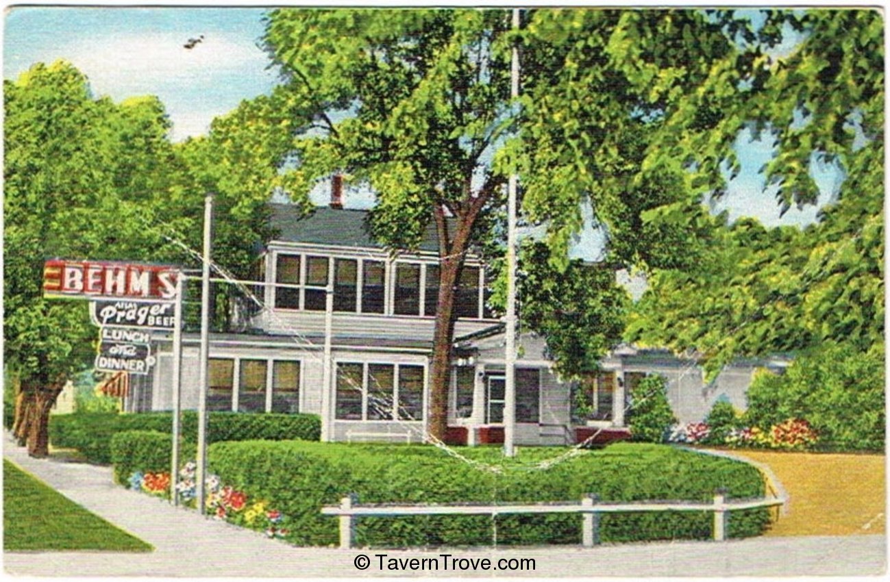 Atlas Prager Beer at Behm's Restaurant, Wheeling, Illinois