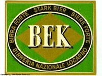 BEK Stark Bier
