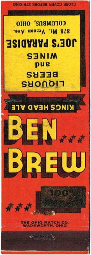 Ben Brew Beer/Kings Head Ale