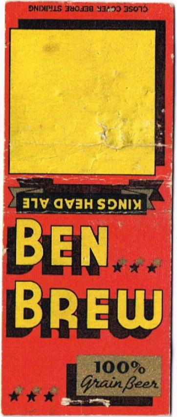 Ben Brew Beer/Kings Head Ale Dupe