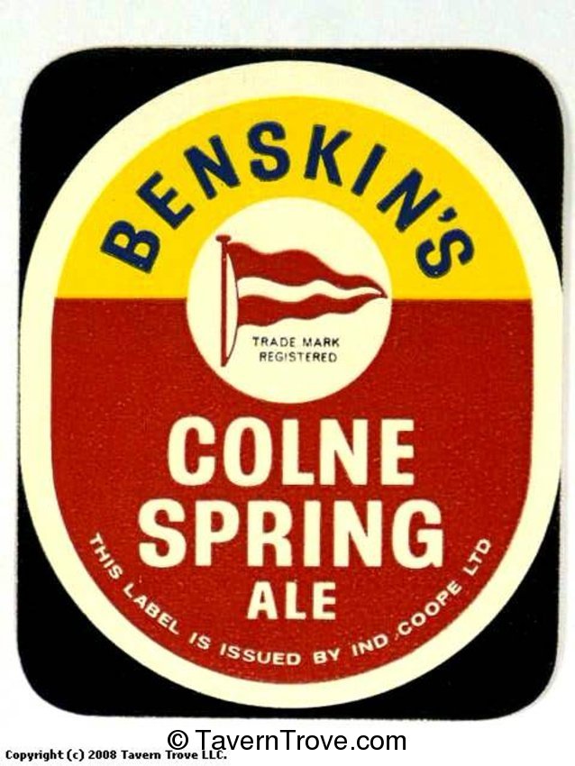 Benskin's Colne Spring Ale
