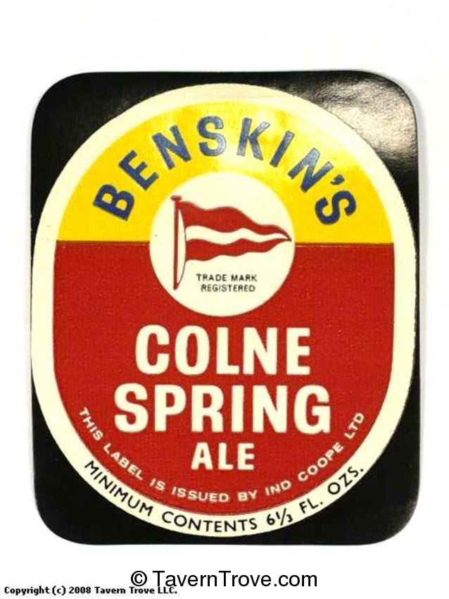 Benskin's Colne Spring Ale