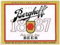Berghoff Pale  Dry Beer