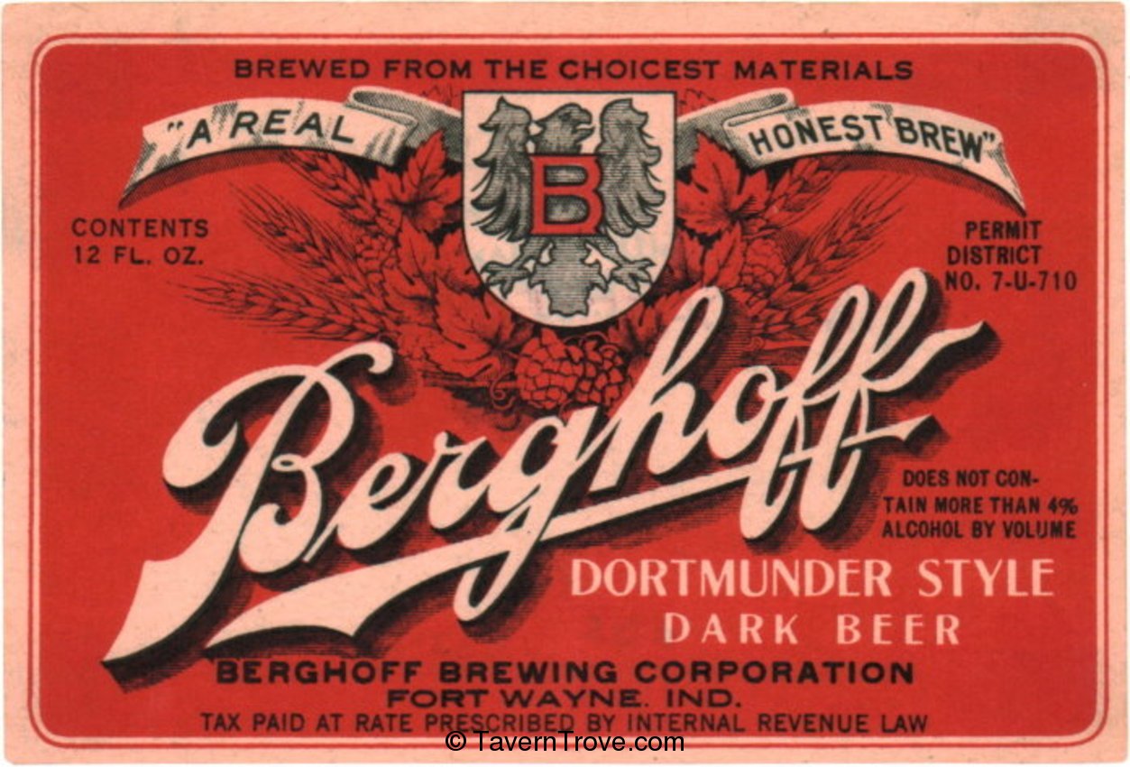 Berghoff Dortmunder Dark Beer