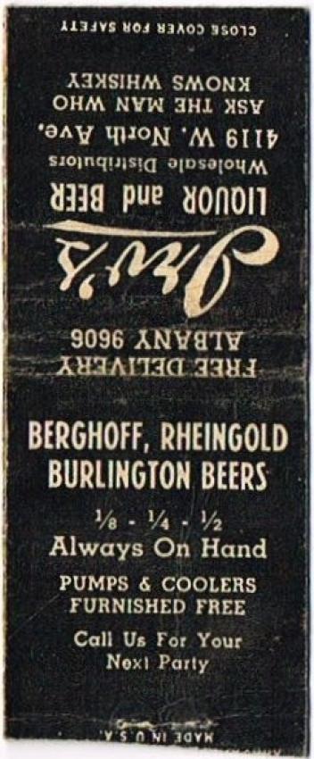 Berghoff/Rheingold/Burlington Beer
