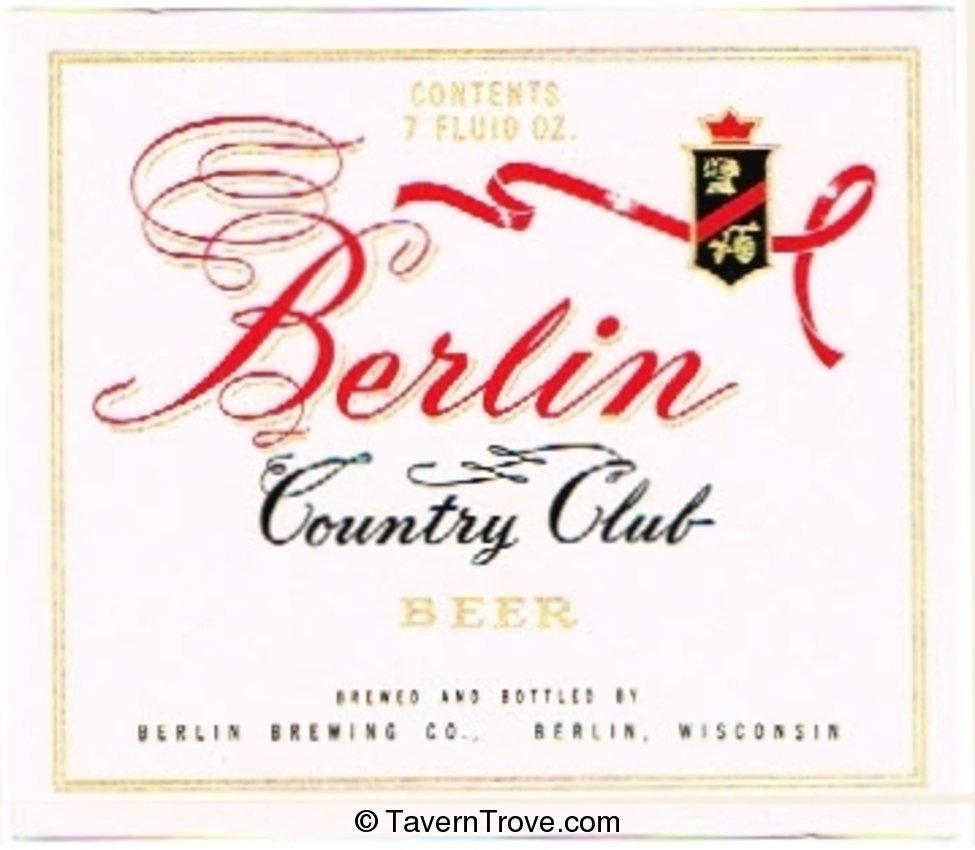 Berlin Country Club Beer