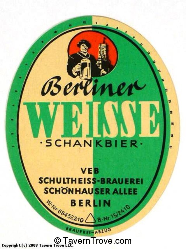 Berliner Weissbier Schankbier