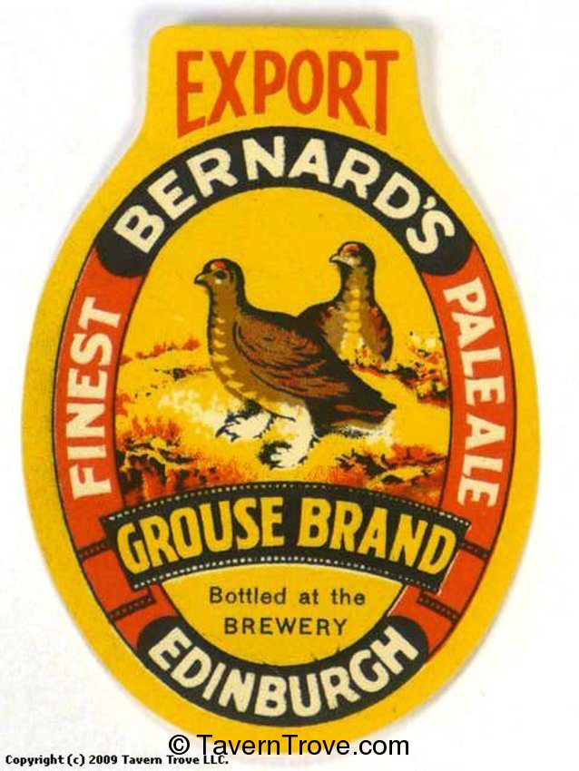 Bernard's Grouse Brand Pale Ale