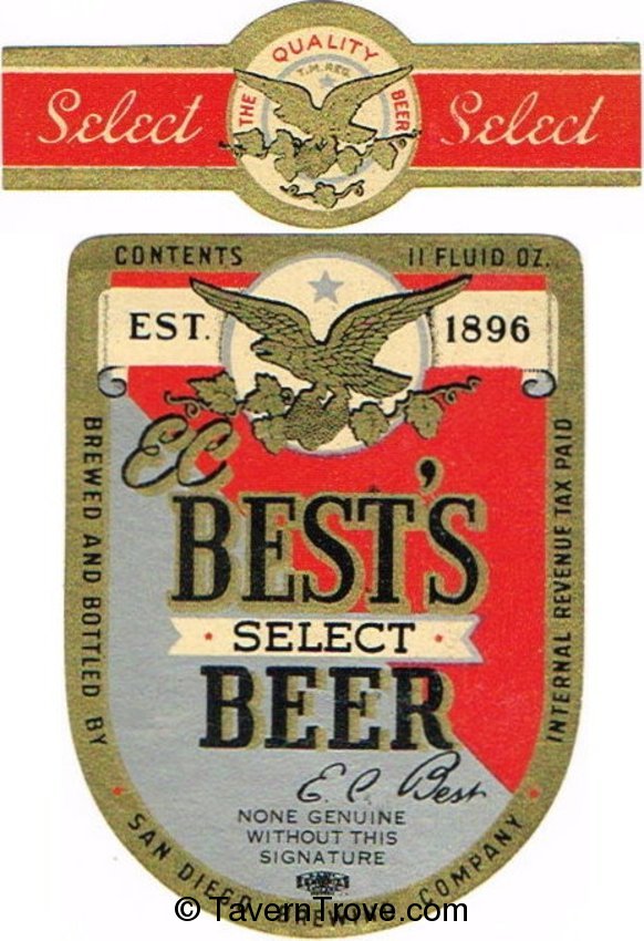 Best's Select Beer