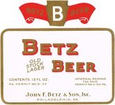 Betz Old Stock Lager Beer