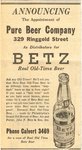 Betz Pilsener Style Beer