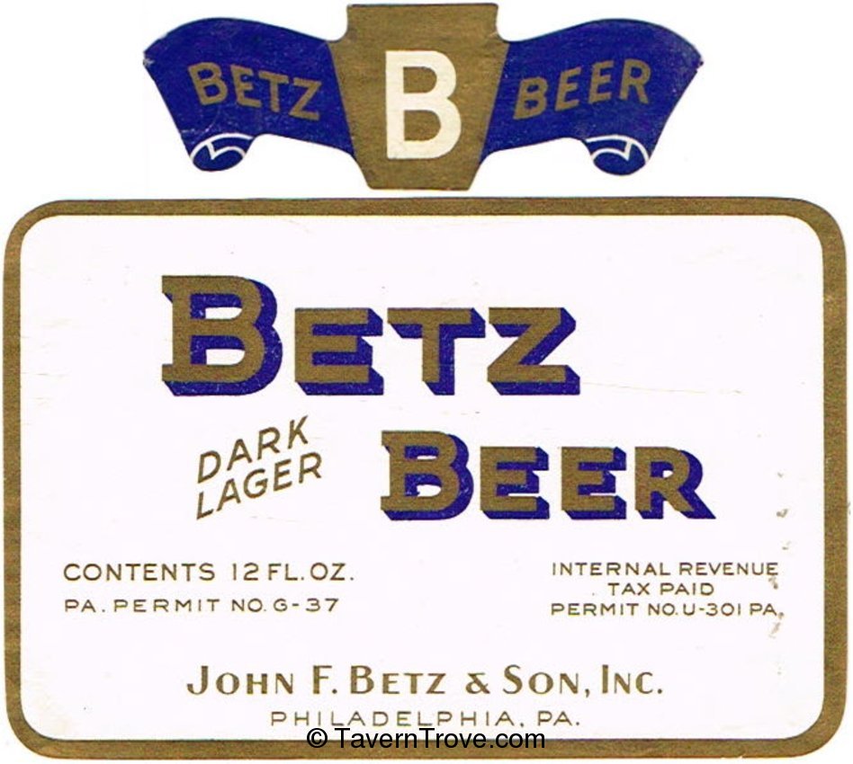 Betz Dark Lager Beer