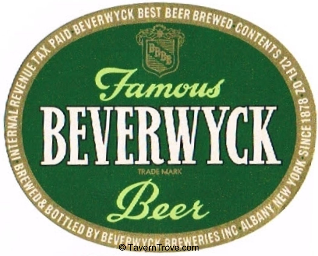 Beverwyck Famous Beer 