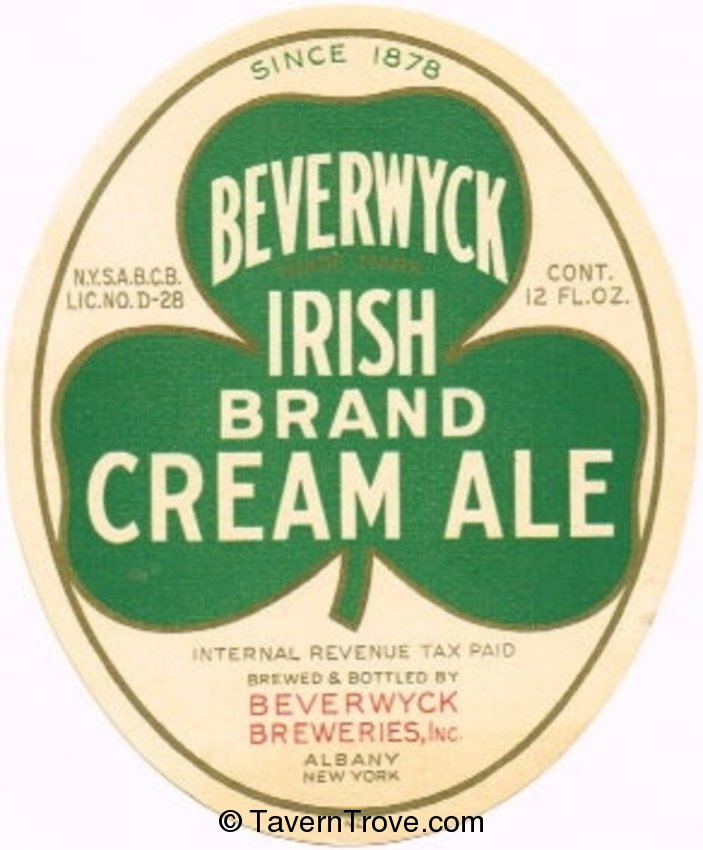 Beverwyck Irish Cream Ale 