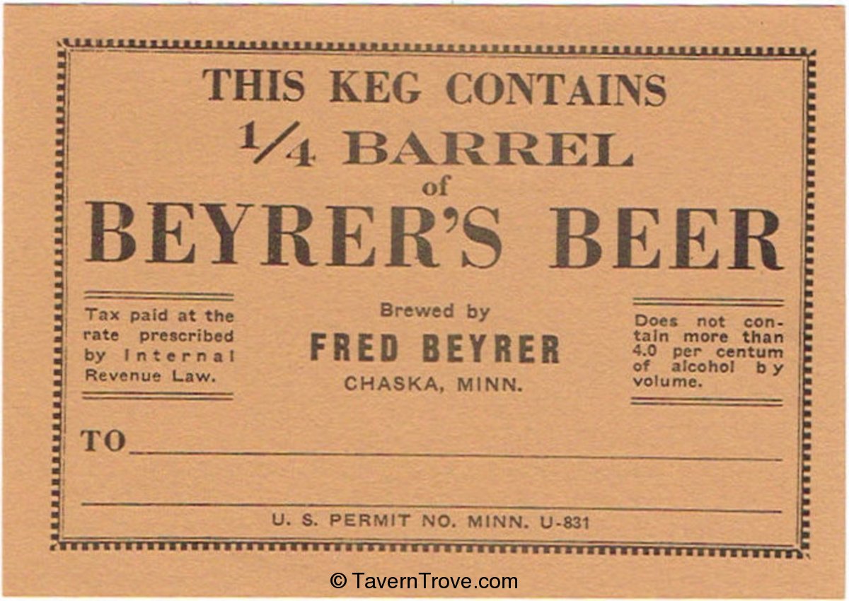 Beyrer's Beer