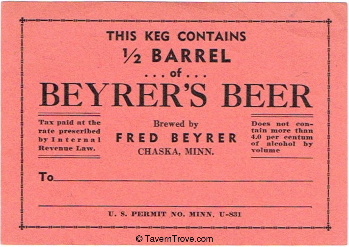 Beyrer's Beer