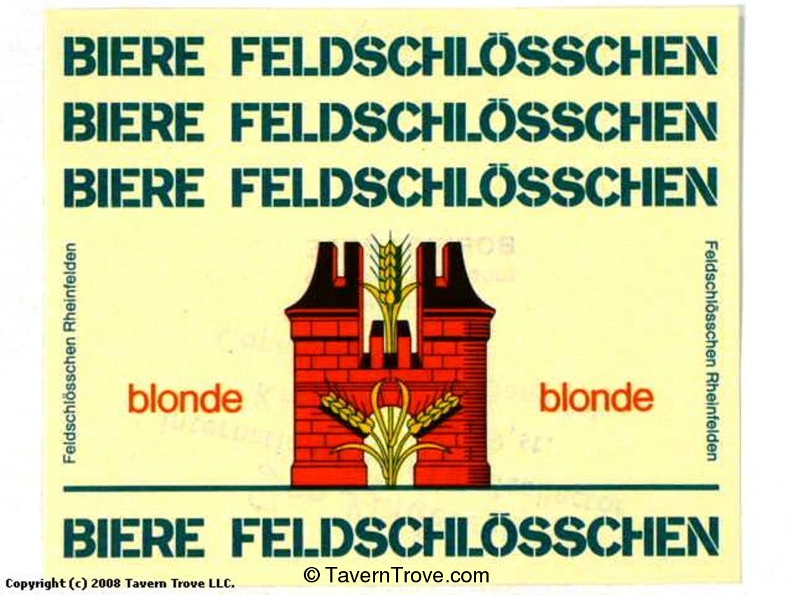 Biere Feldschlösschen Blonde