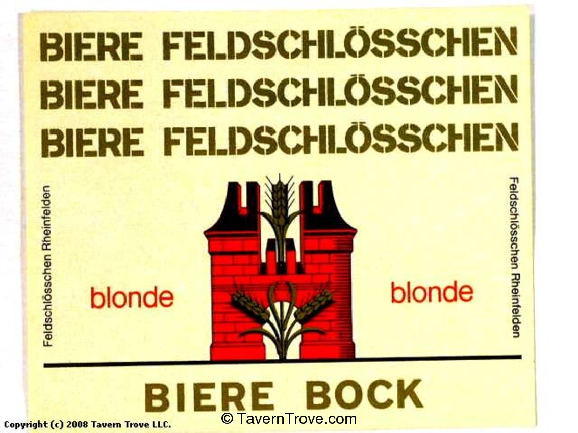 Biere Feldschlösschen Bock Blonde
