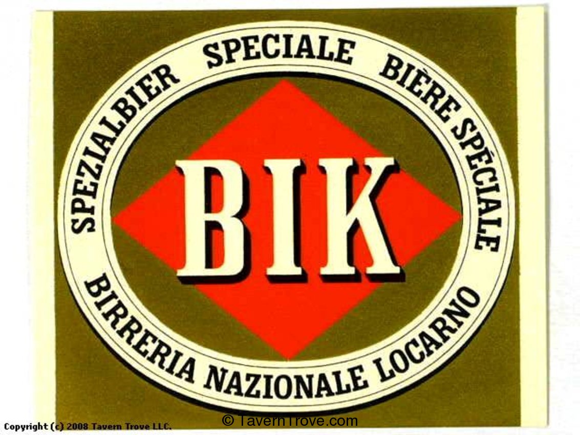 BIK Bière Spéciale