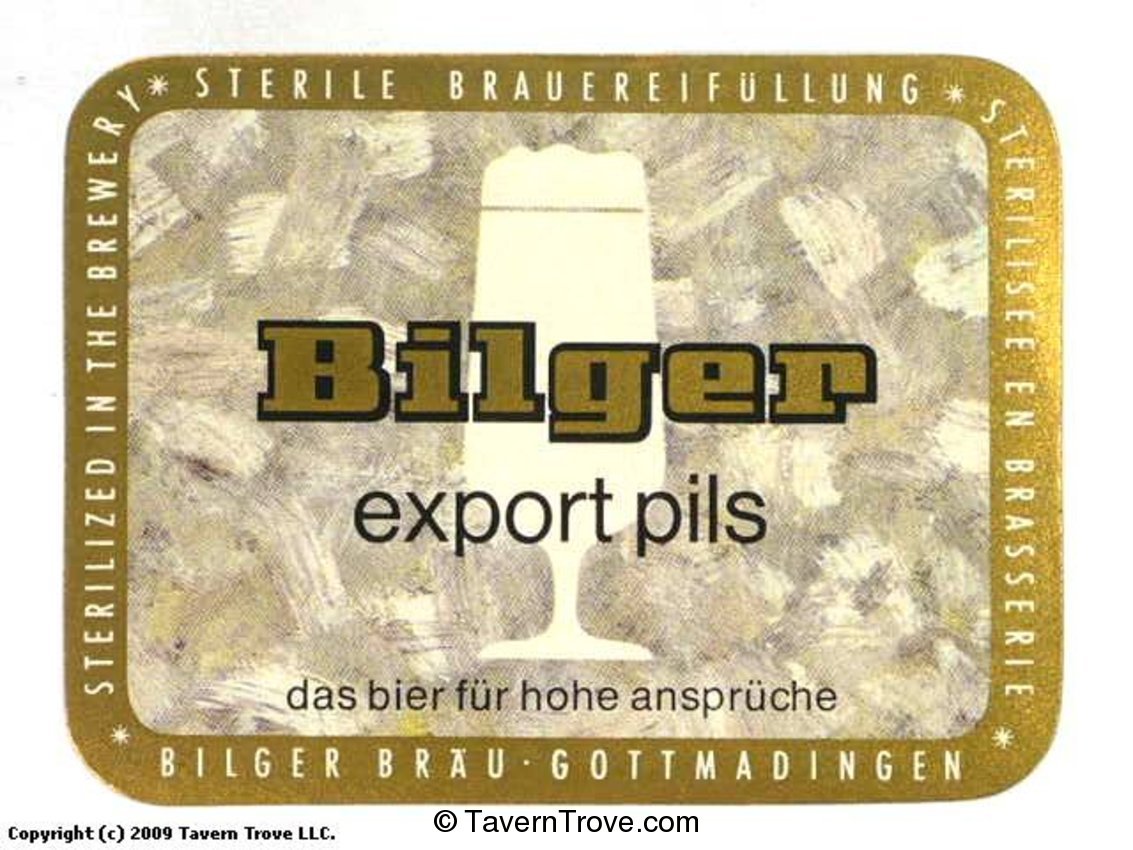 Bilger Export Pils
