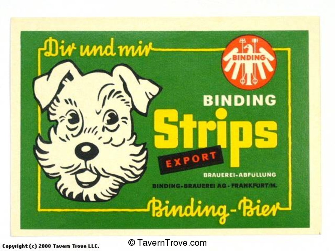 Binding Strips Export