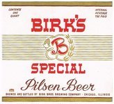 Birk's Special Pilsen Beer