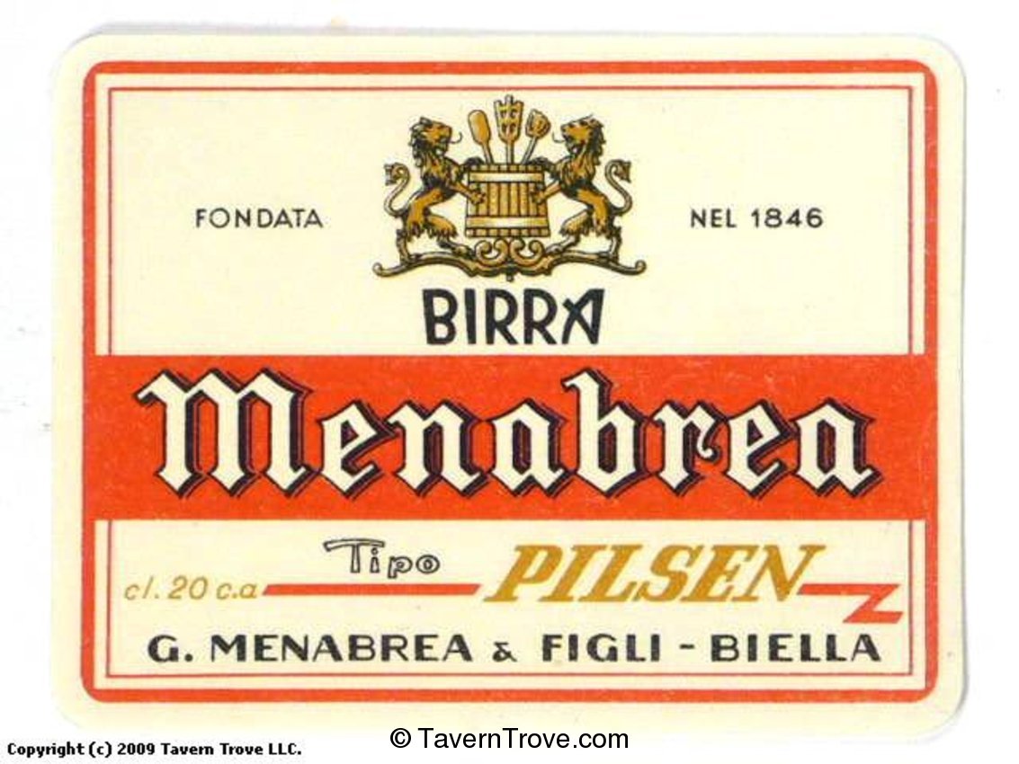 Birra Menabrea Pilsen