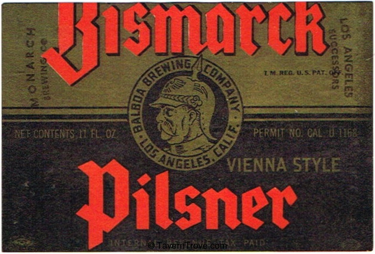 Bismarck Pilsner Beer