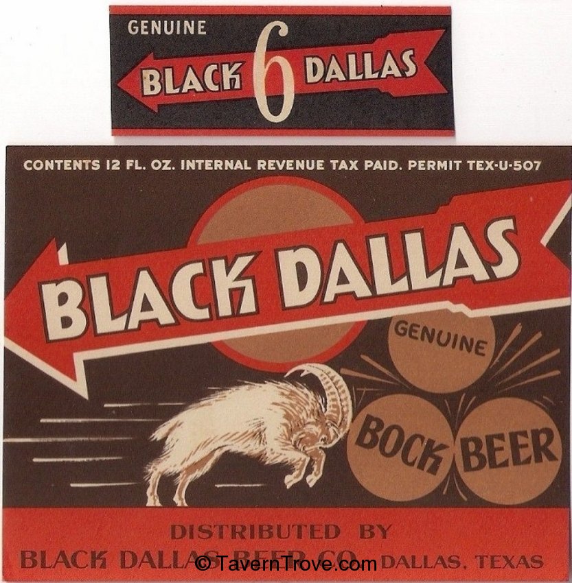 Black Dallas Genuine Bock Beer