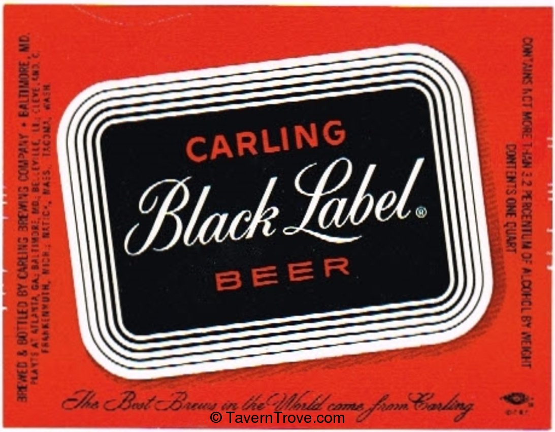 Black Label Beer