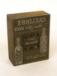 Black Label Beer/Red Cap Ale Print Block