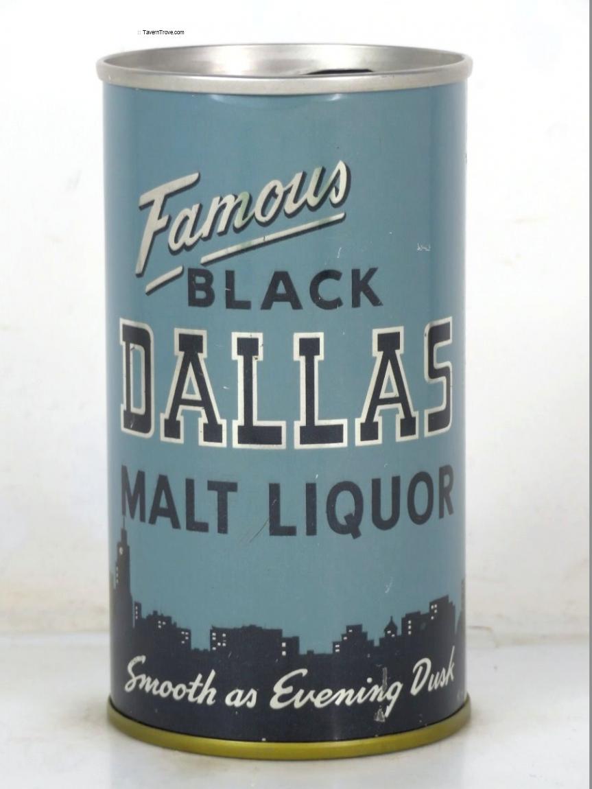Item 15013 1969 Black Dallas Malt Liquor Tab Top Can T4032