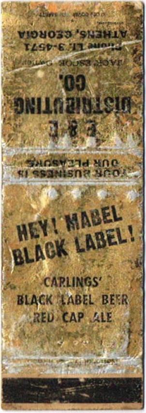 Black Label Beer/Red Cap Ale