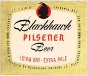 Blackhawk Pilsener Beer 