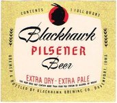 Blackhawk Pilsener Beer 