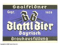 Blattl Bier Bayrisch
