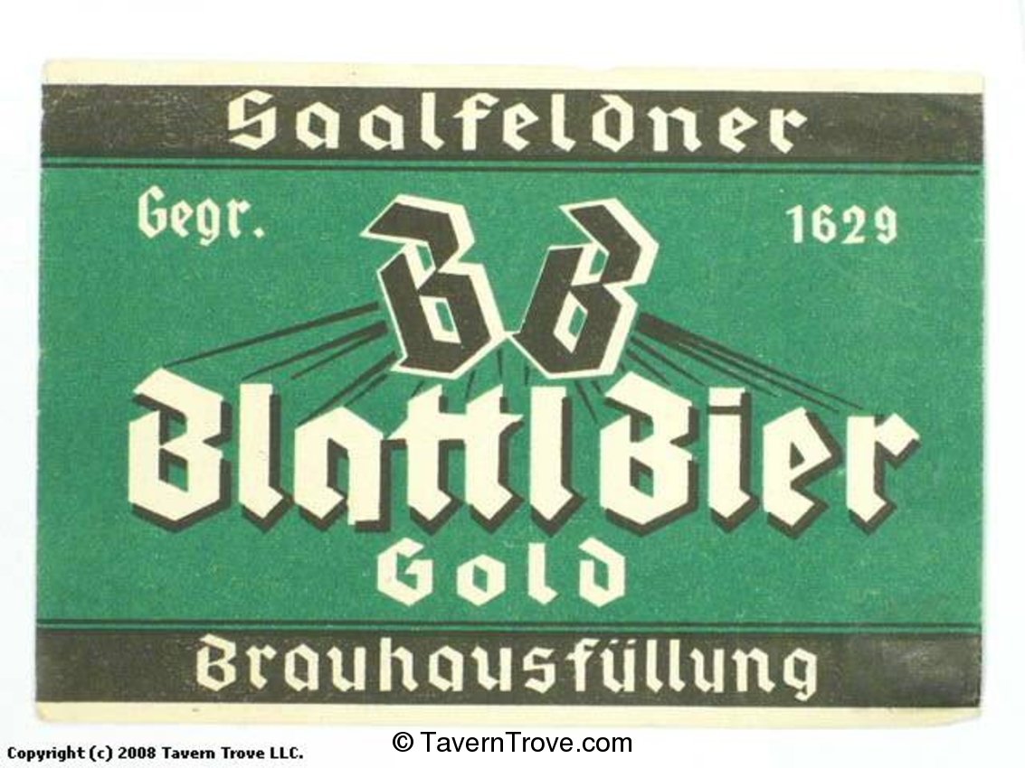 Blattl Bier Gold