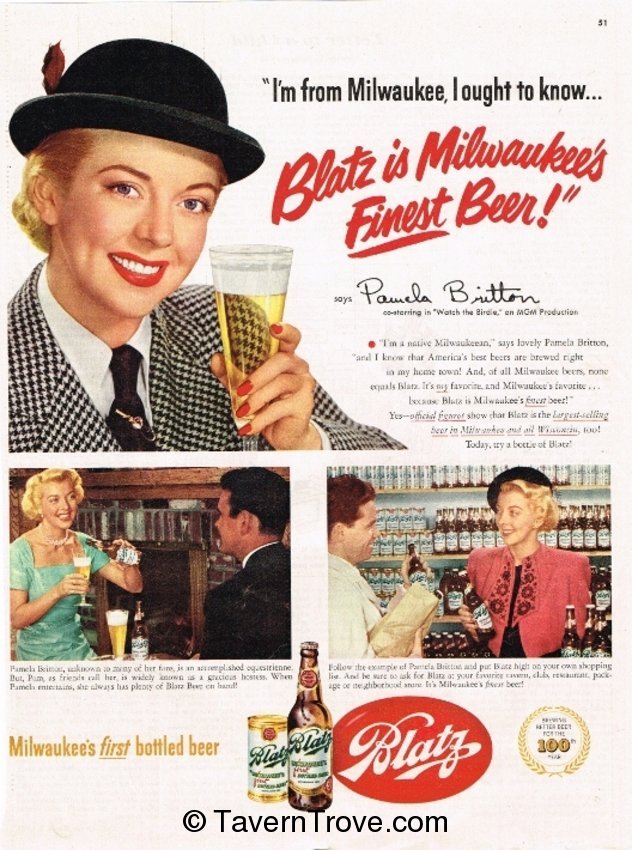 Blatz  Beer Testimonial